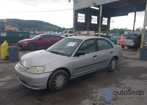 2002 Honda Civic Dx from USA, damaged, VIN 2HGES16192H578040